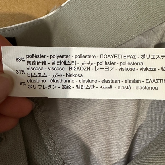 Zara menswear style mid-rise pants | Fold over Waist | size M / 28 - Picture 8 of 9